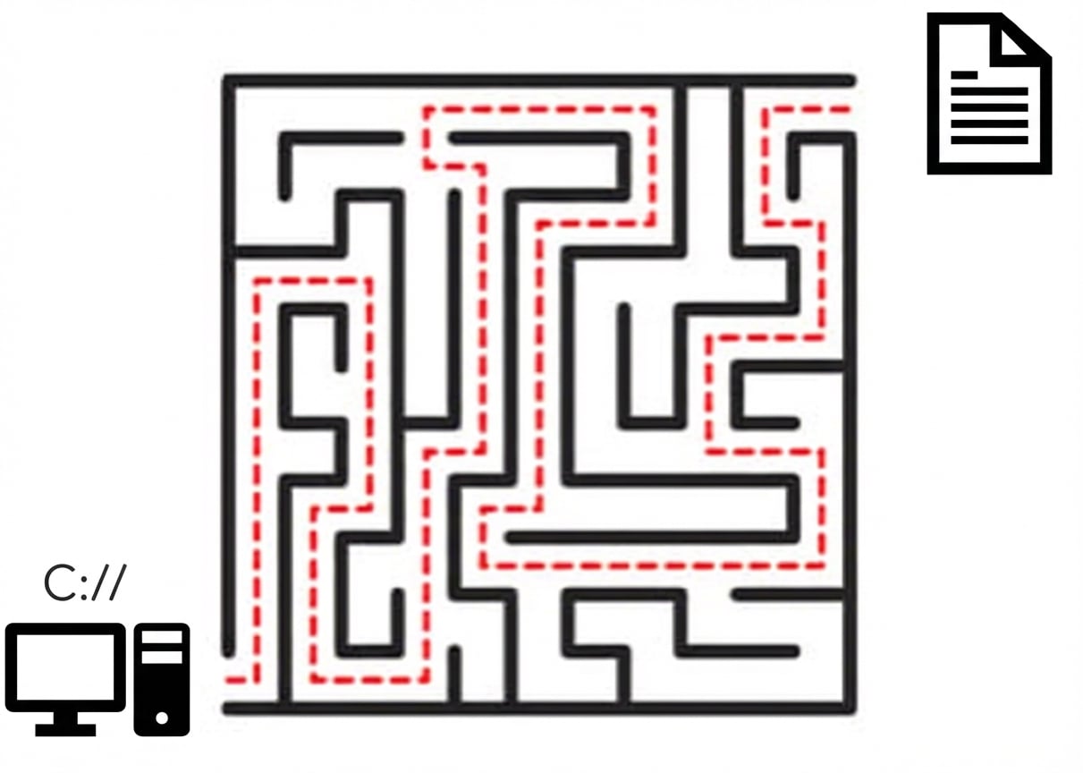 スタートからの迷路