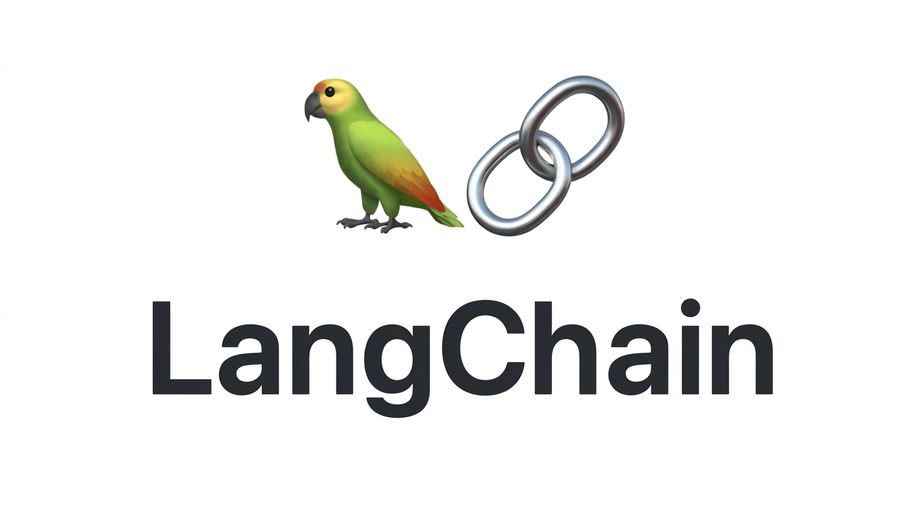 LangChainロゴ。