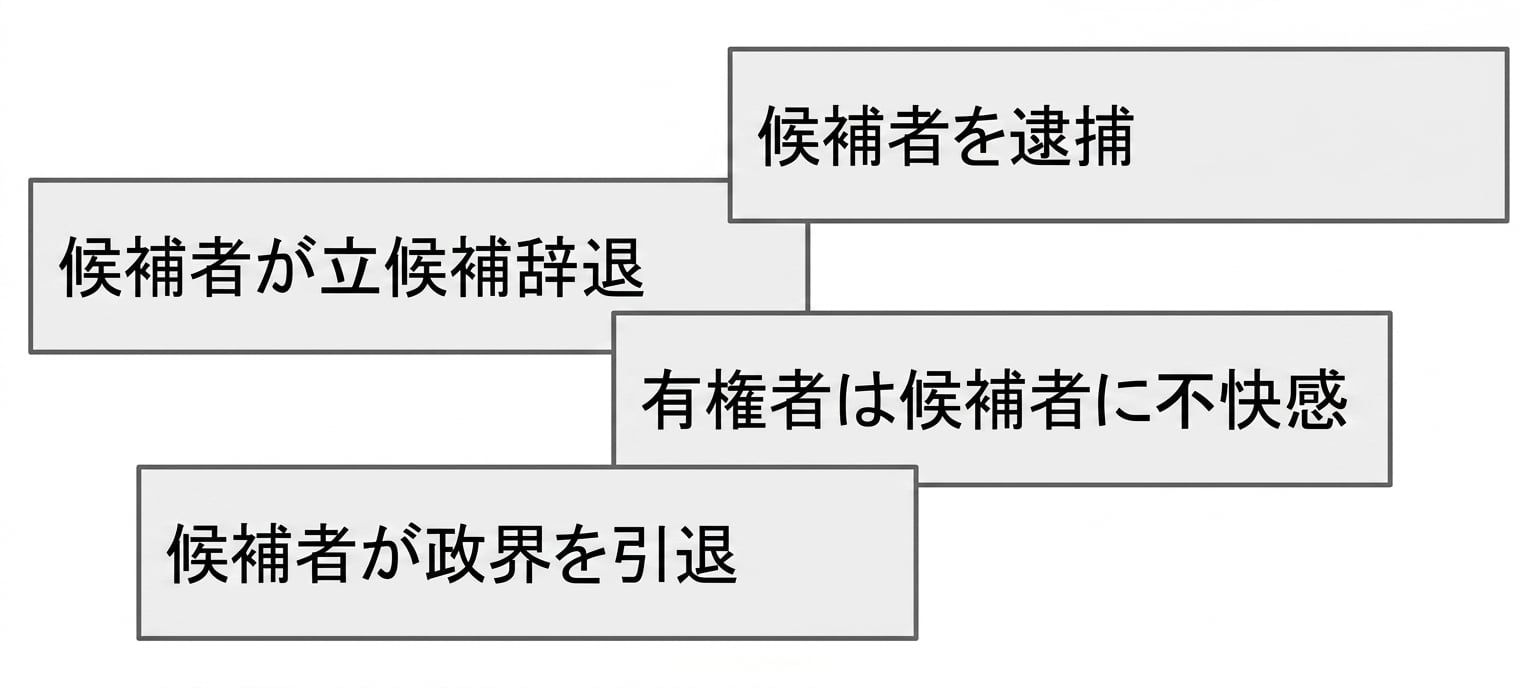 様々なフェイクニュースの見出し