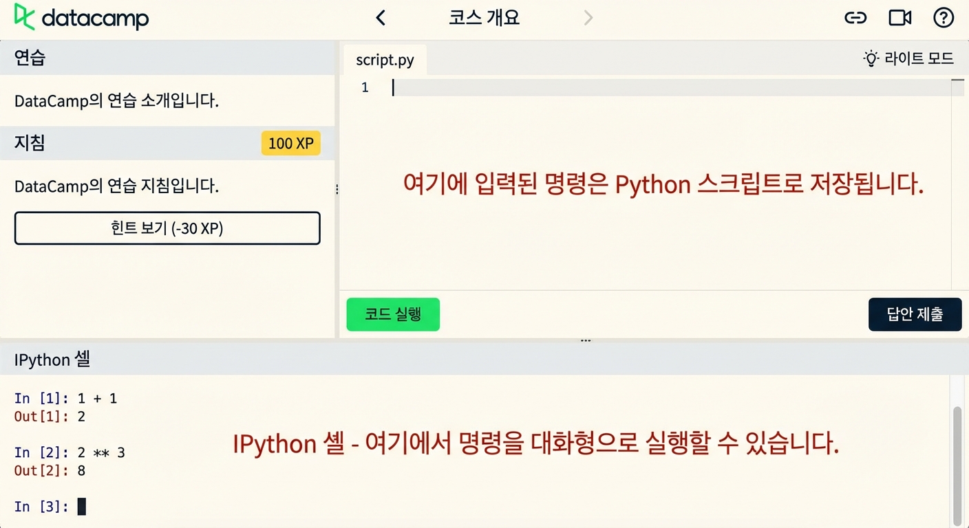 Datacamp 스크린샷