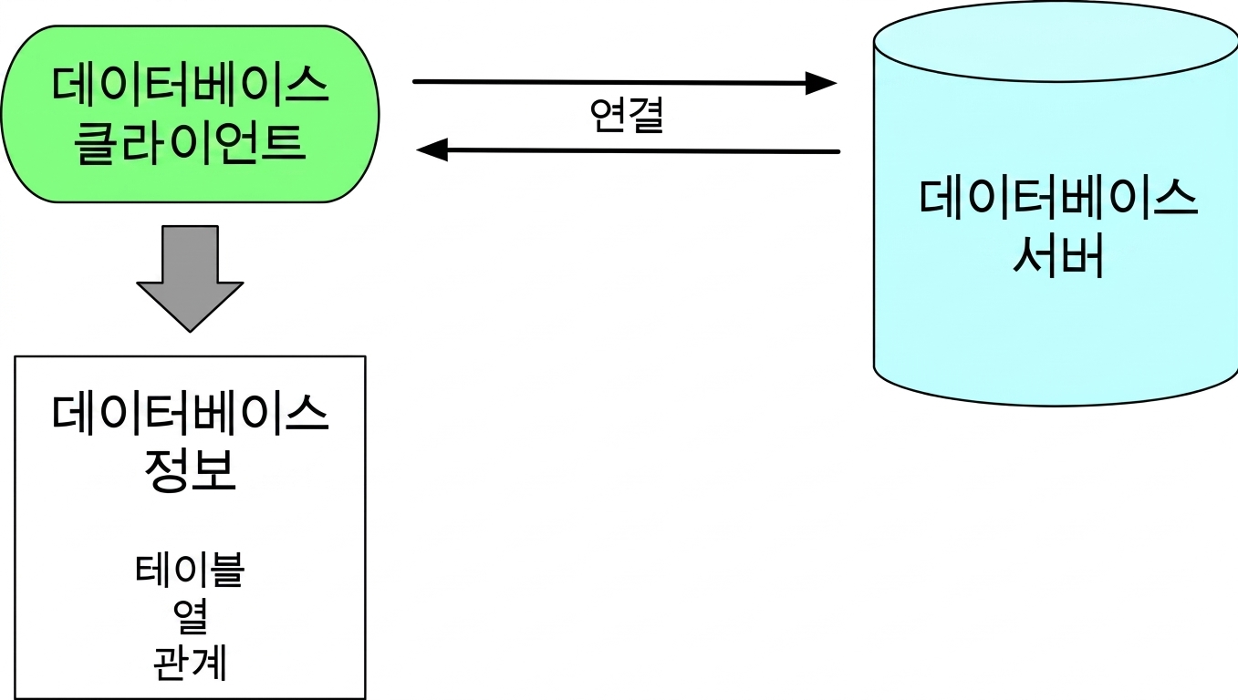 데이터베이스 클라이언트가 서버에 연결