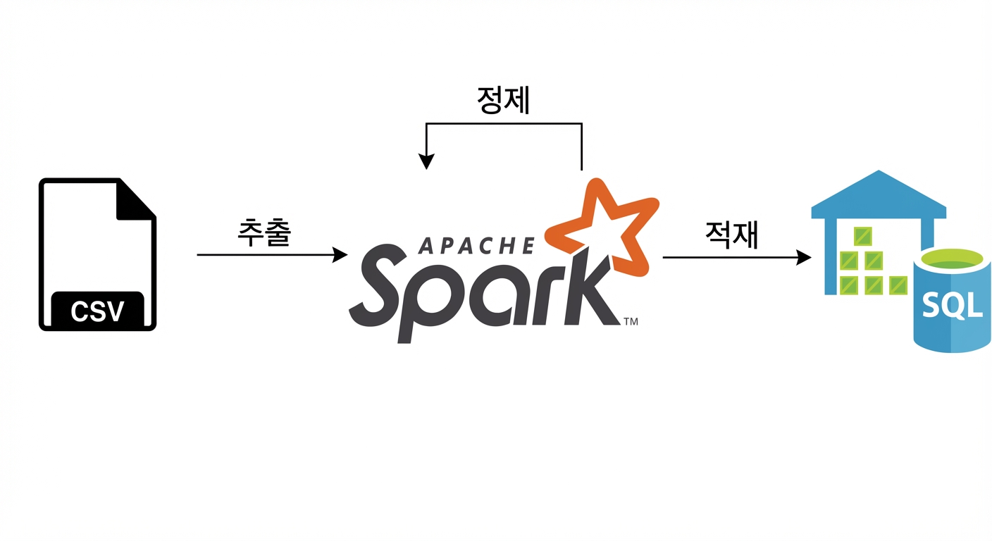 Spark로 CSV에서 추출하는 단순 파이프라인 예시