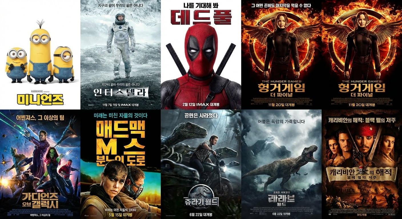 영화 포스터 콜라주