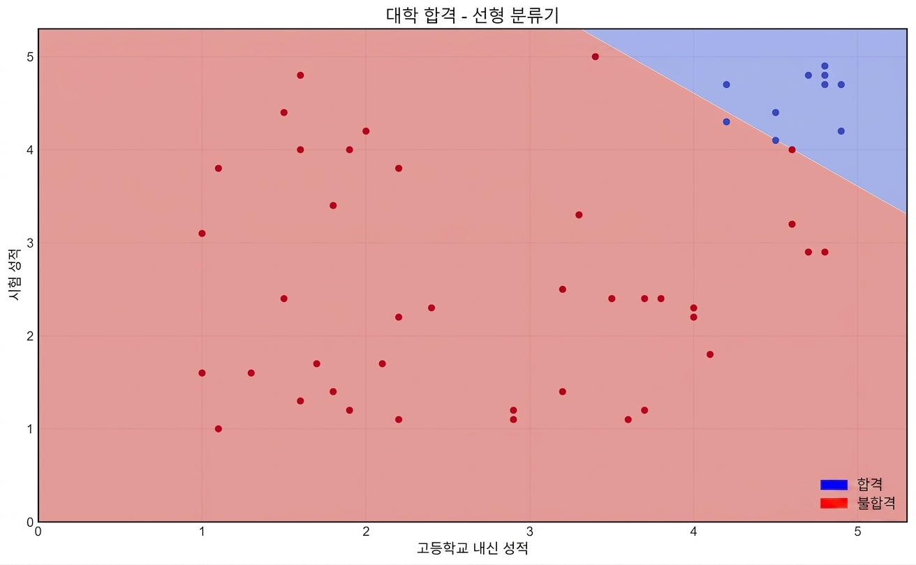 첫 번째 레슨의 선형 분류기