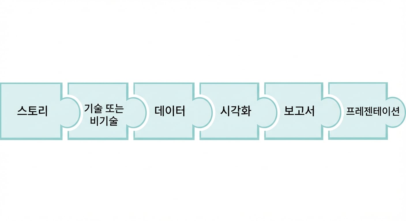발표라는 단어가 있는 퍼즐 조각