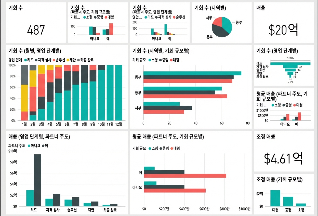 Power BI 대시보드 예시