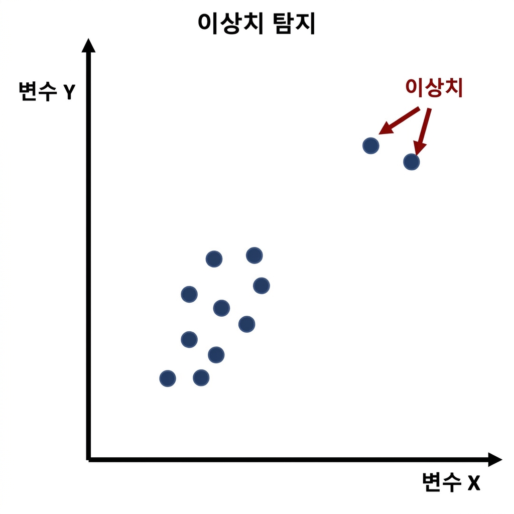 Example of outlier detection