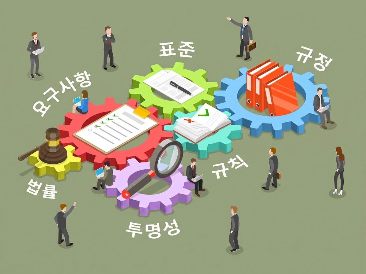 규제 준수 일러스트레이션
