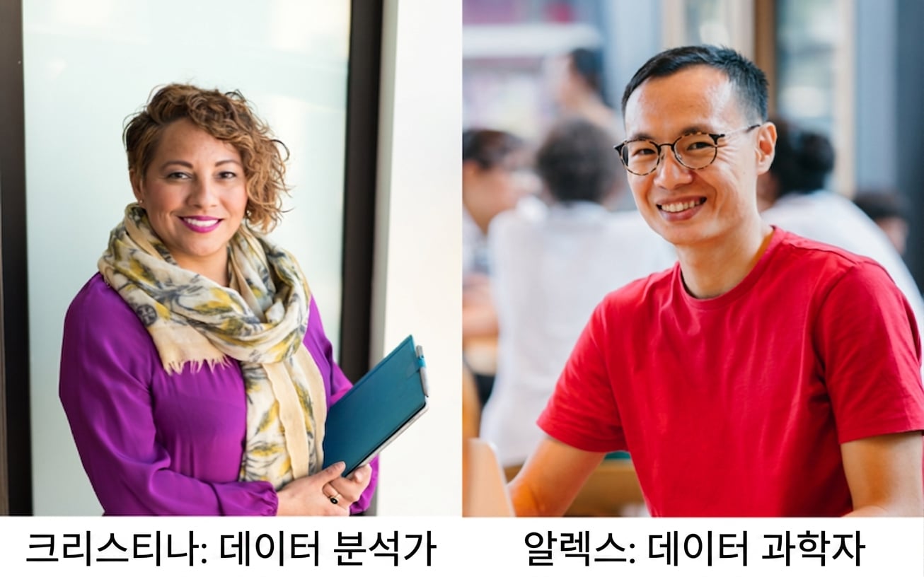 크리스티나라는 이름의 여성과 알렉스라는 이름의 남성