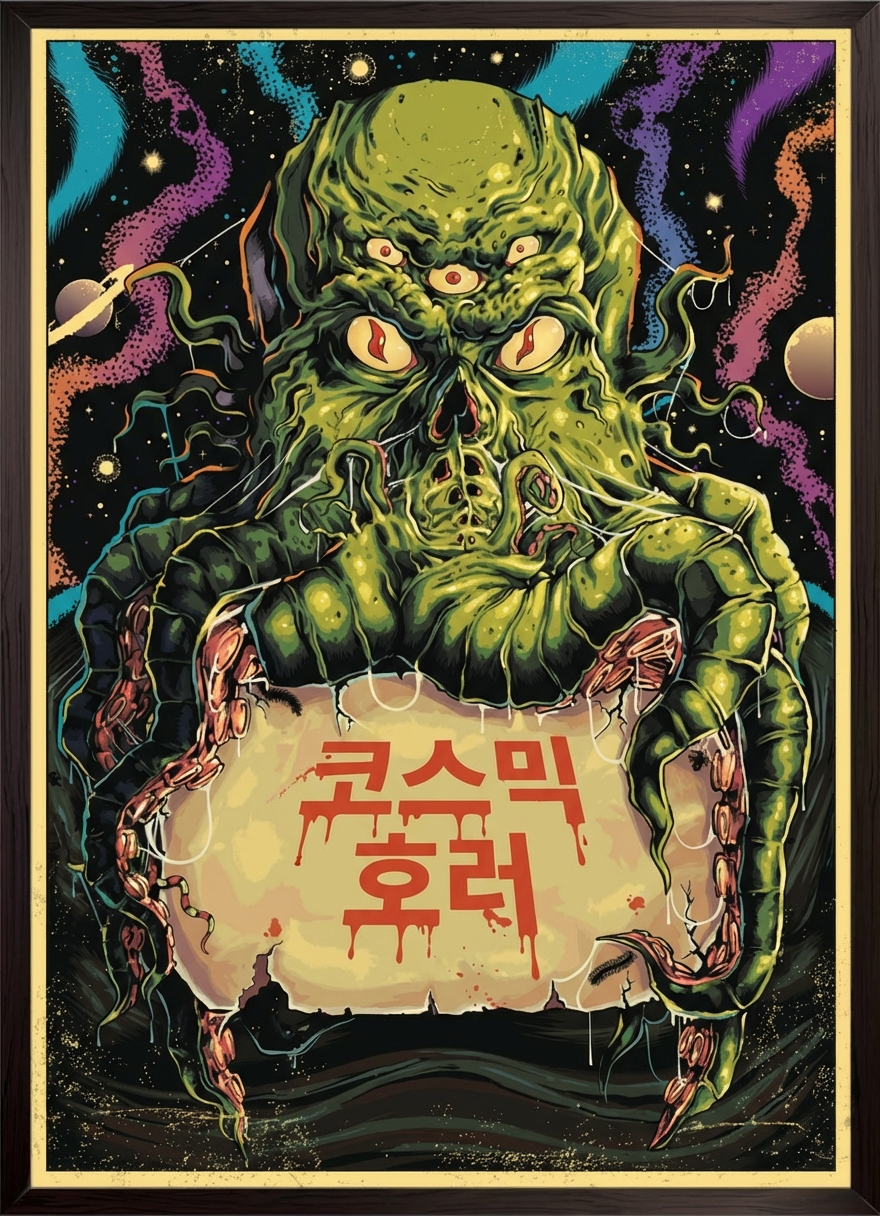 코스믹 호러 포스터