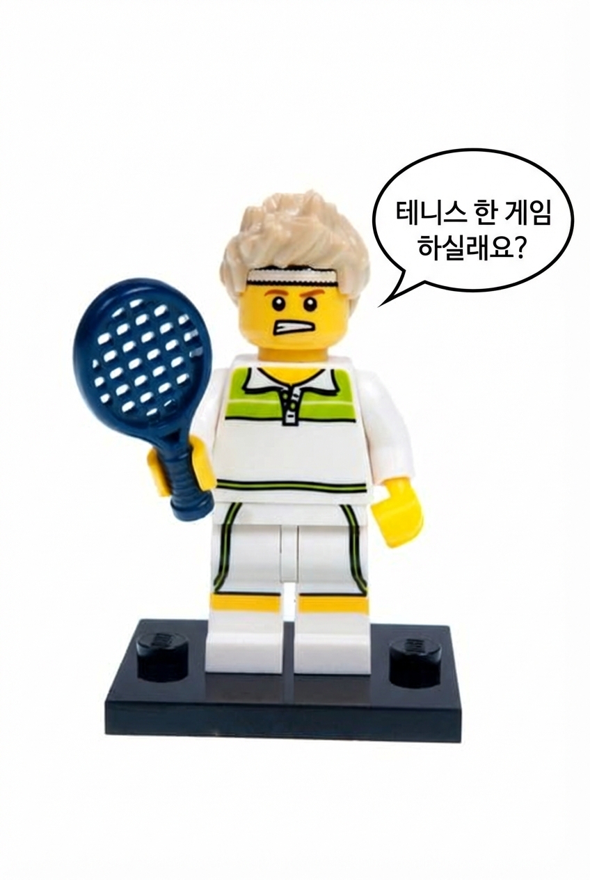 레고 테니스 피규어