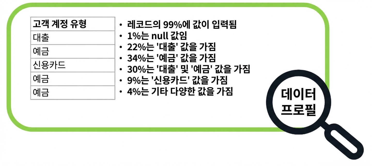 데이터 프로파일 예시