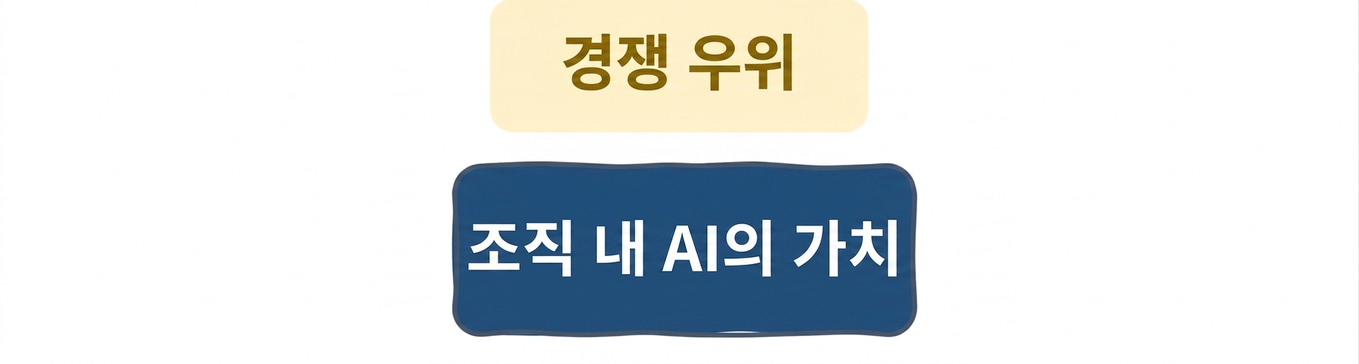 조직에서의 AI 가치: 경쟁 우위