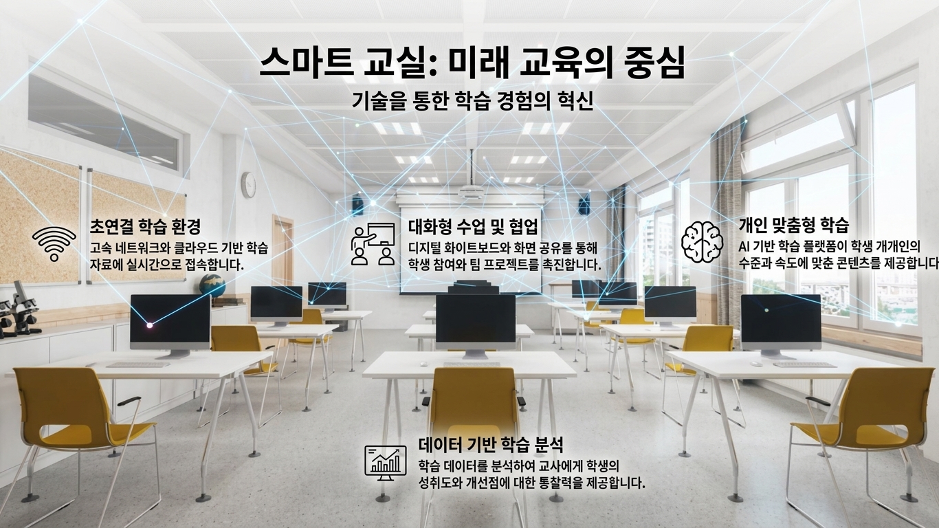 현대적인 교실 이미지