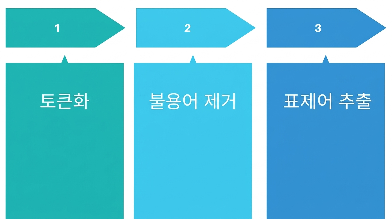 Three most common steps for text pre-processing