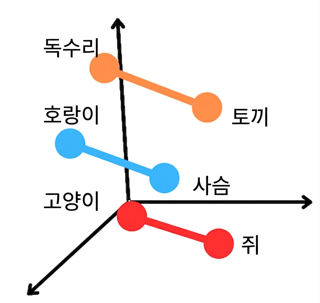 포식자-피식자 단어 임베딩