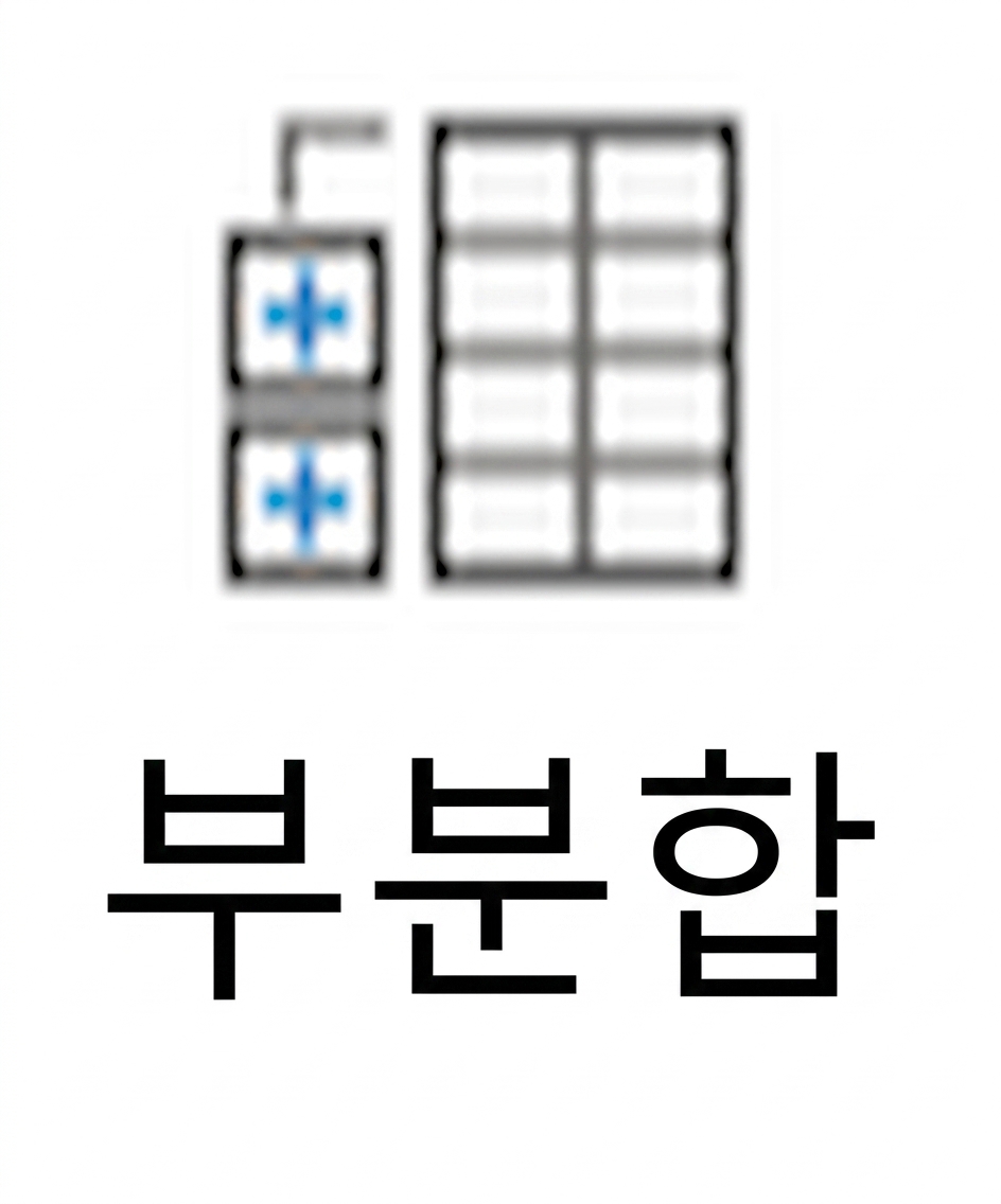 Excel에서 찾을 수 있는 소계 버튼 이미지.