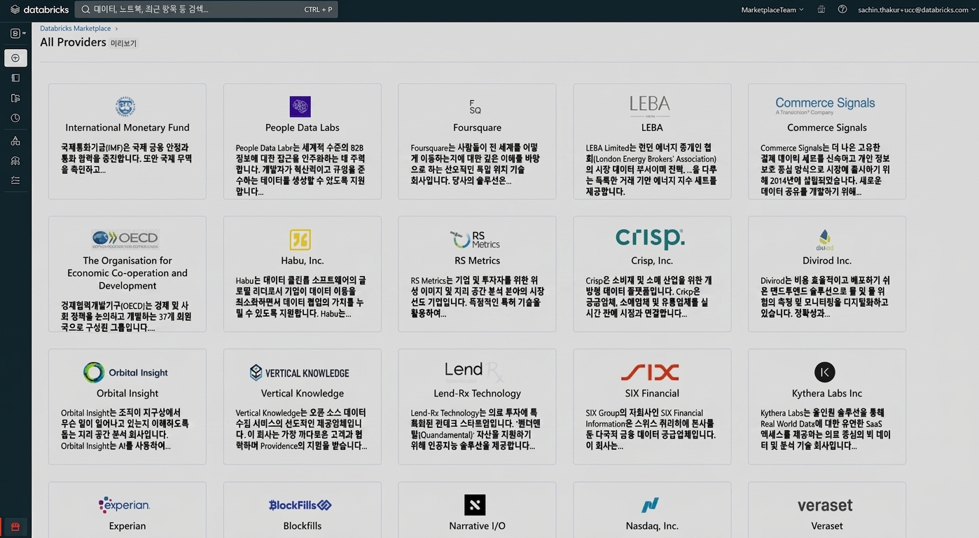 Databricks Marketplace Screenshot