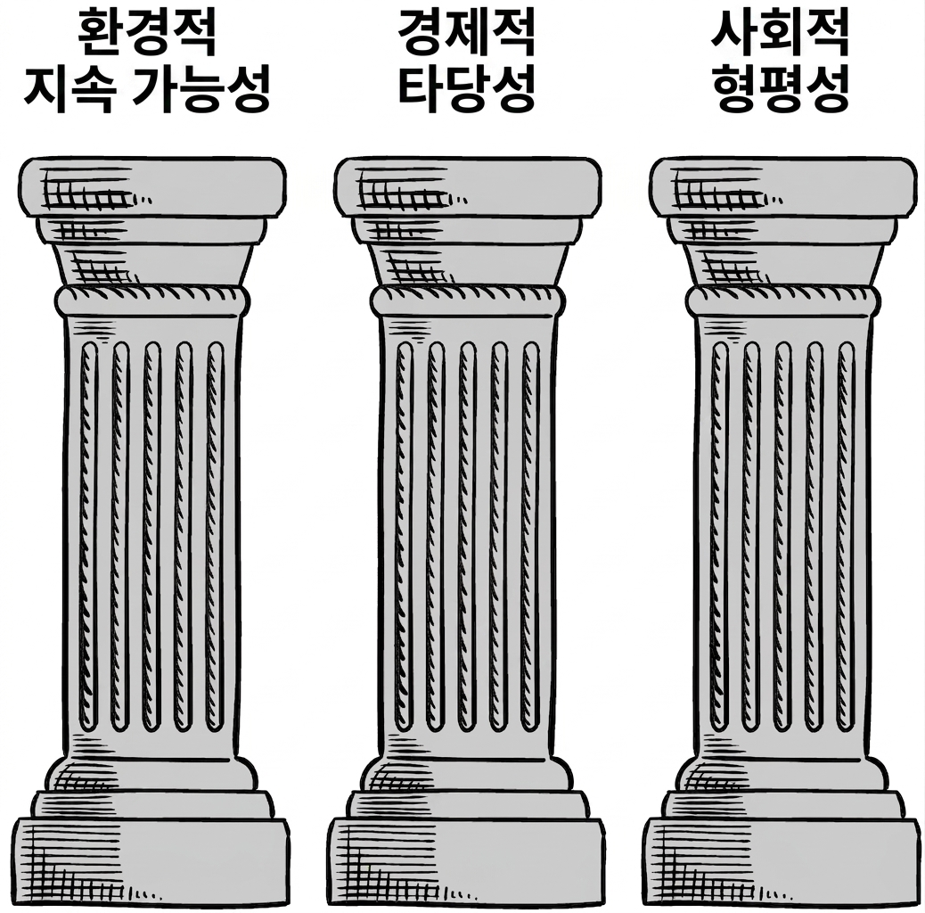 AgroTech의 윤리적 프레임워크 기둥.
