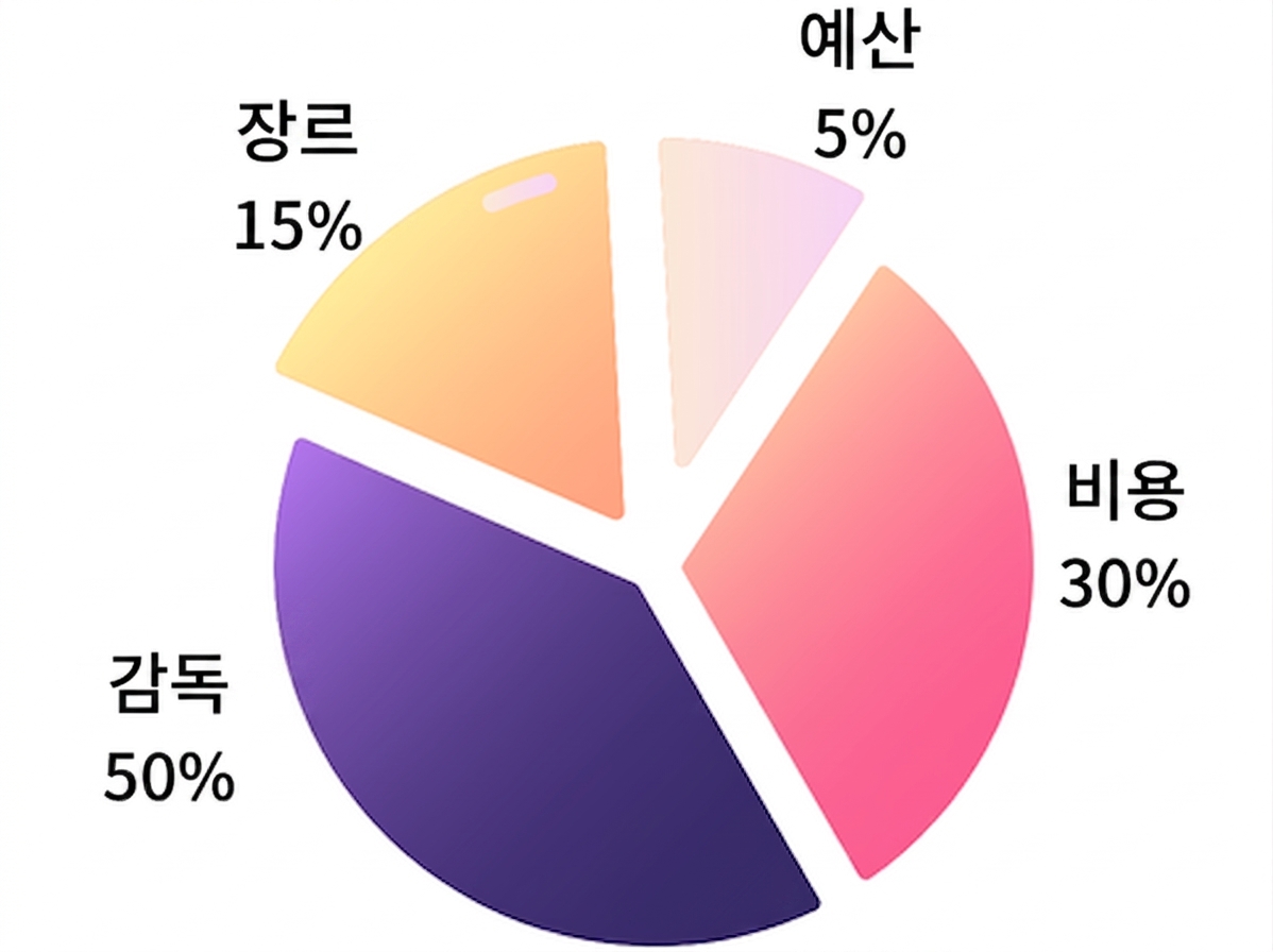 SHAP 작동 모습을 보여주는 파이 차트.
