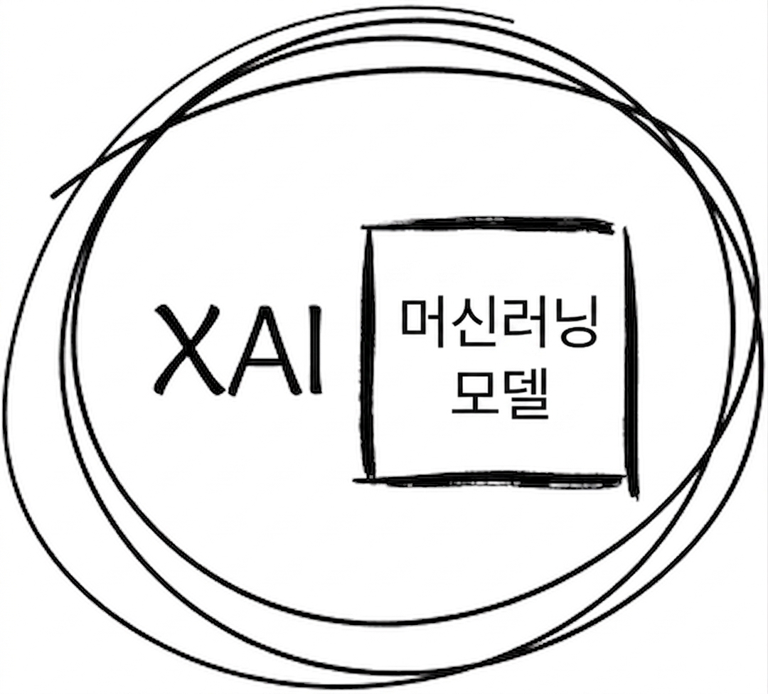 XAI가 작동하는 방식을 보여주는 일러스트입니다.