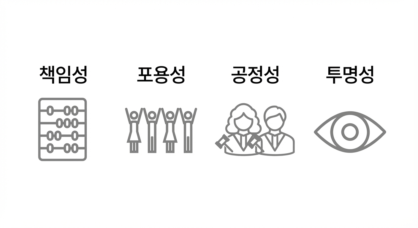 "투명성"이라는 단어가 적힌 눈 이미지.