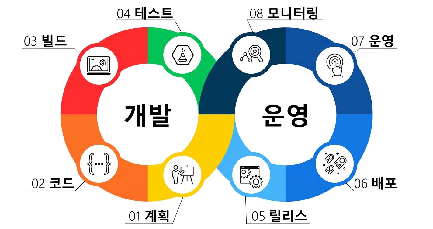 DevOps 사이클.