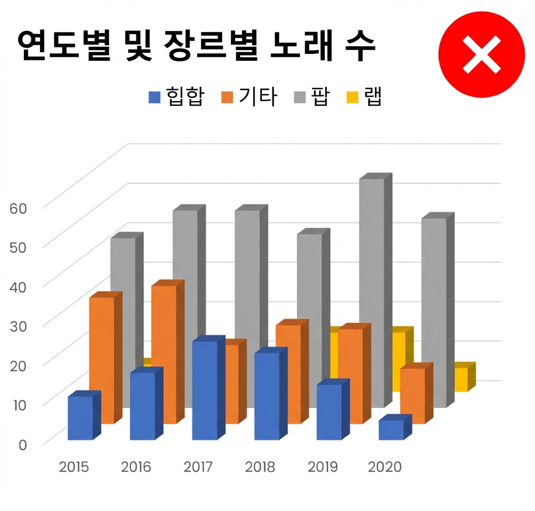 3D 차트 예시