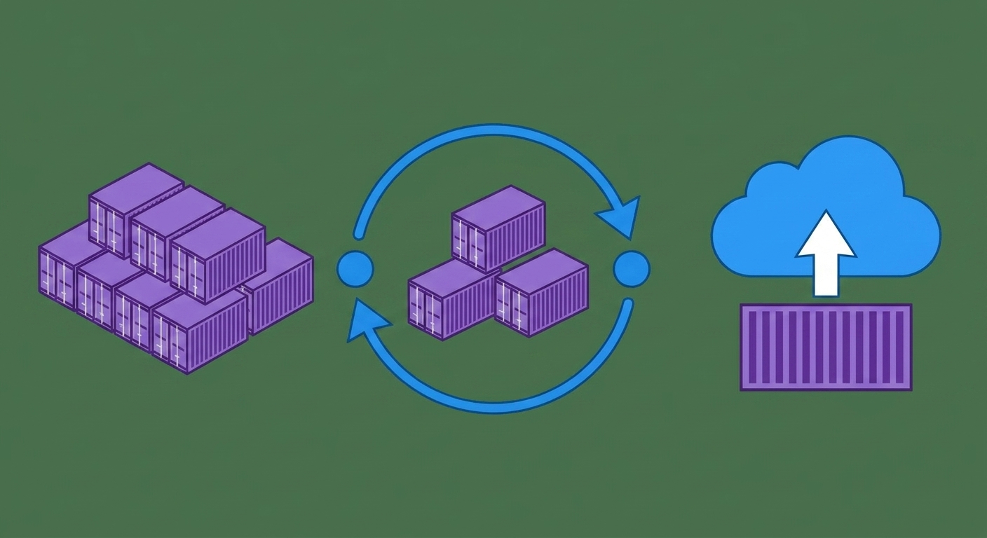 세 개의 Azure 컨테이너