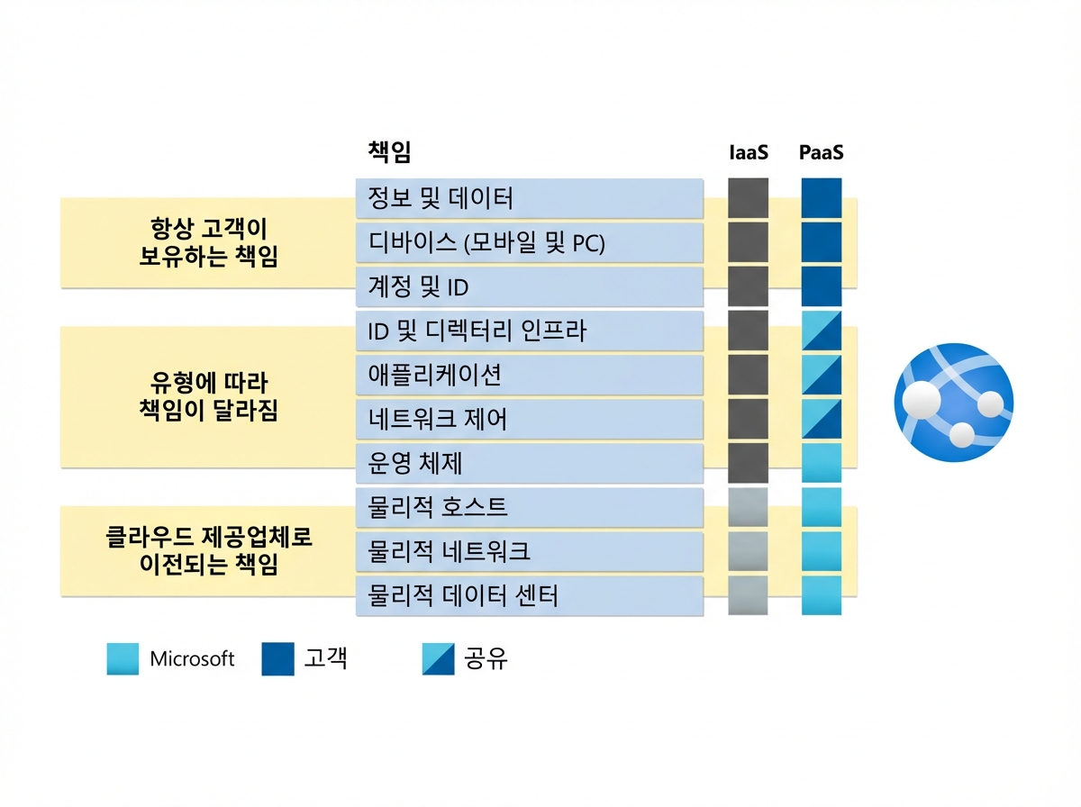PaaS 책임 범위