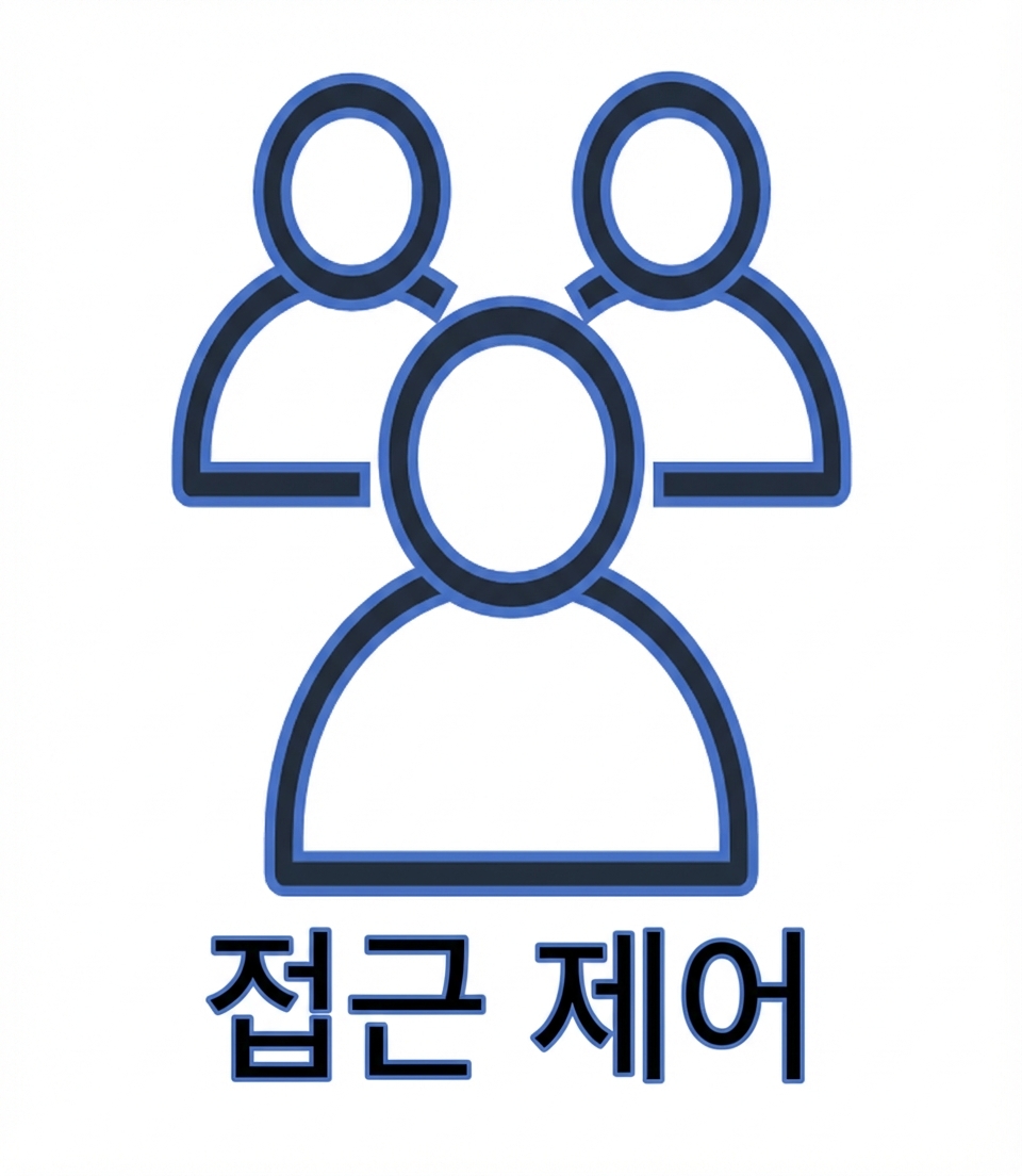 사람 아이콘과 access control 글자
