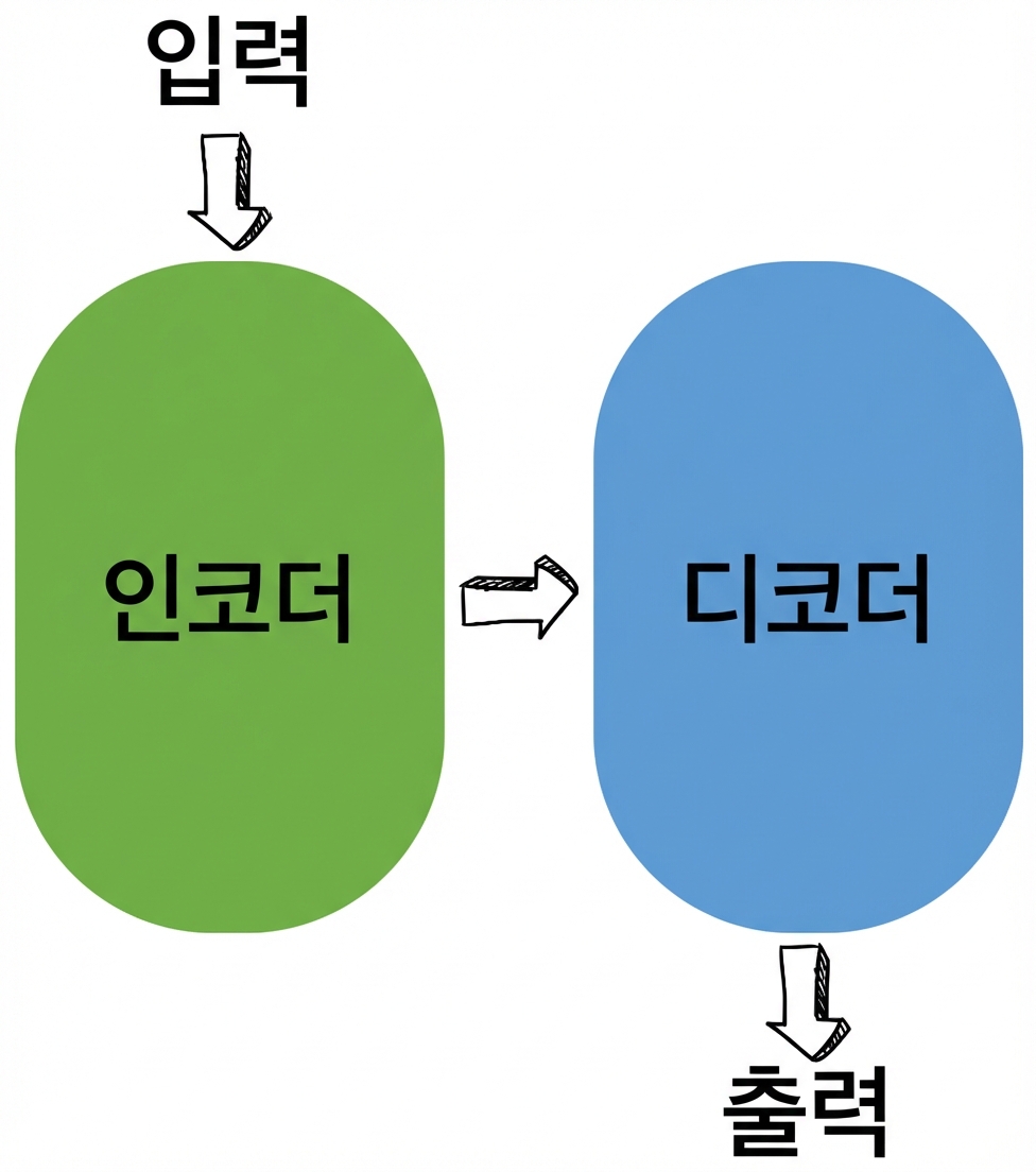 인코더-디코더 아키텍처 그림