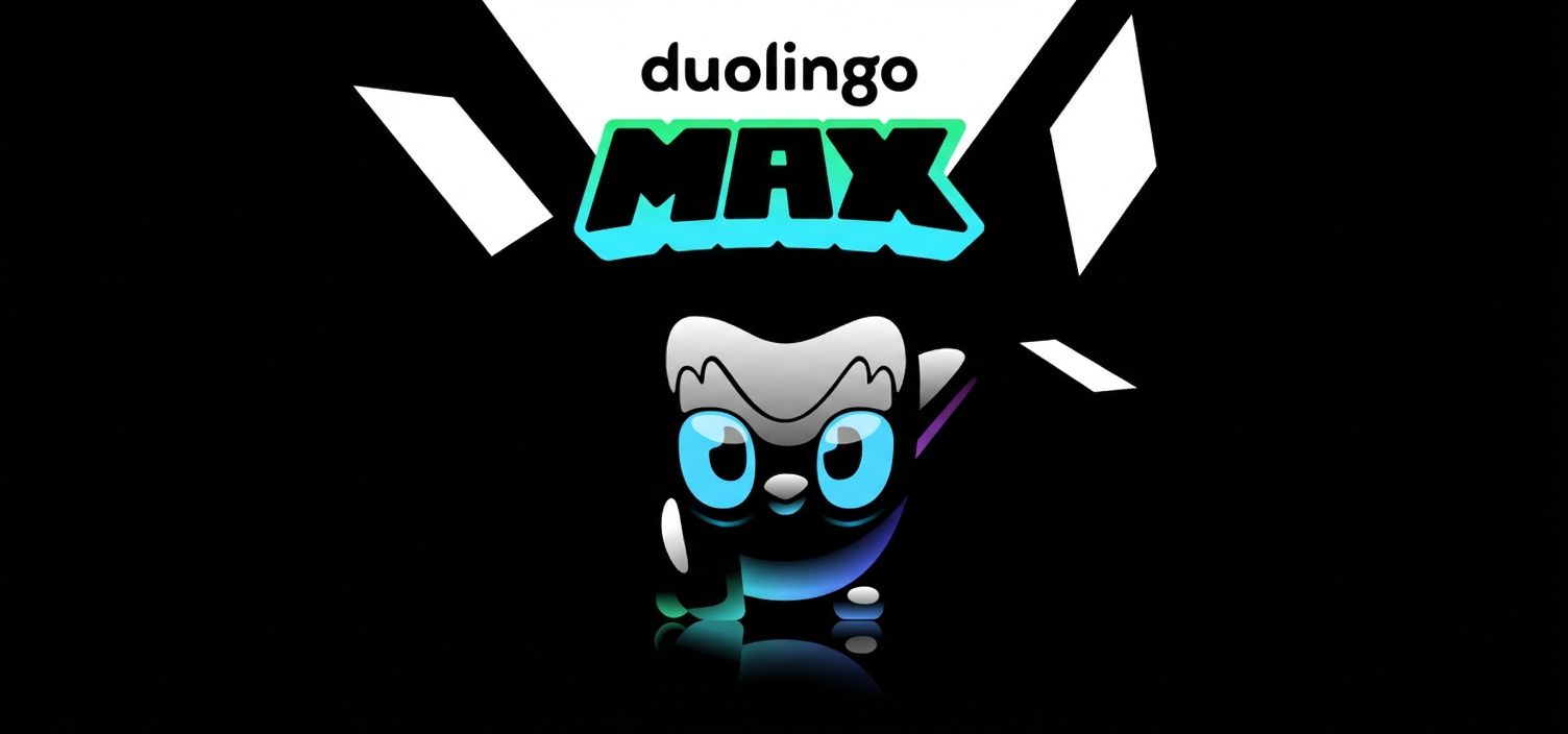 Duolingo Max 제품 로고 이미지