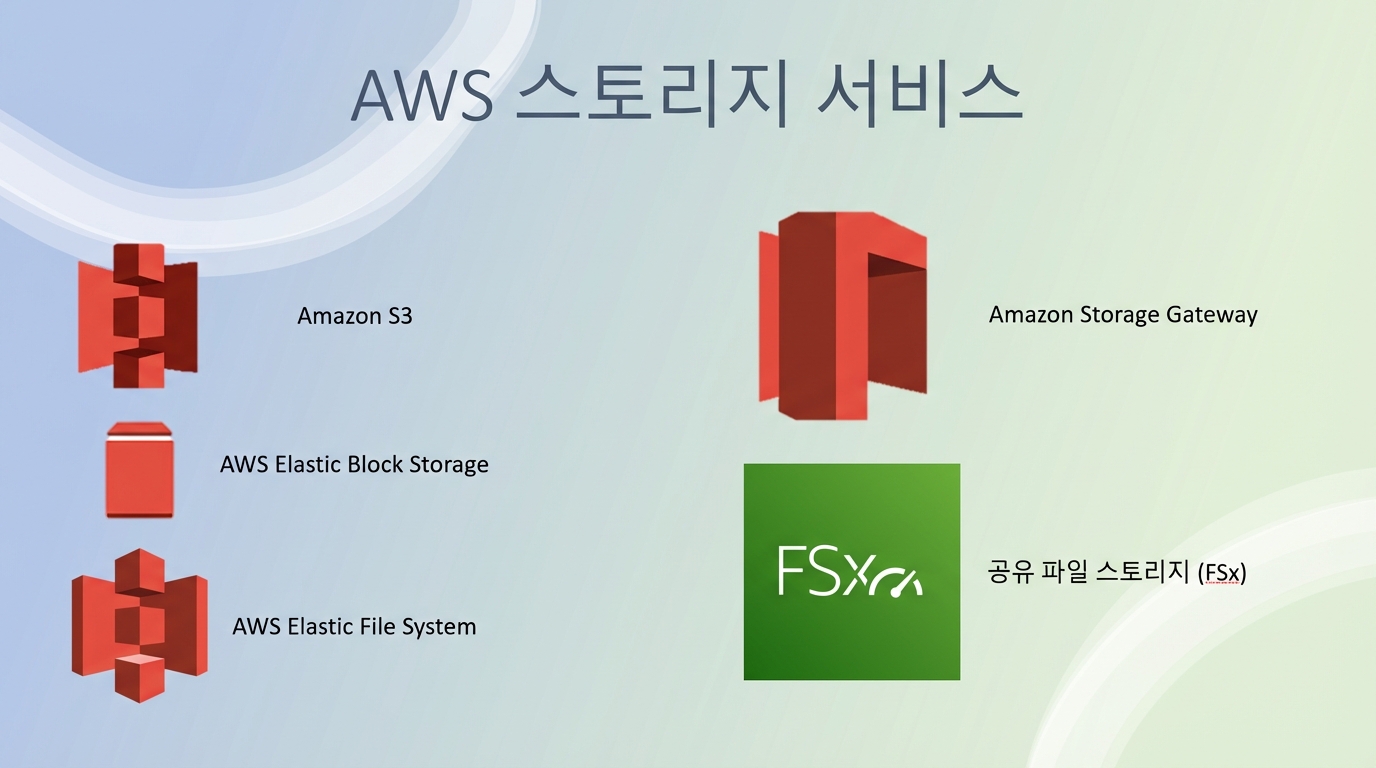 기타 AWS 스토리지 서비스 이미지