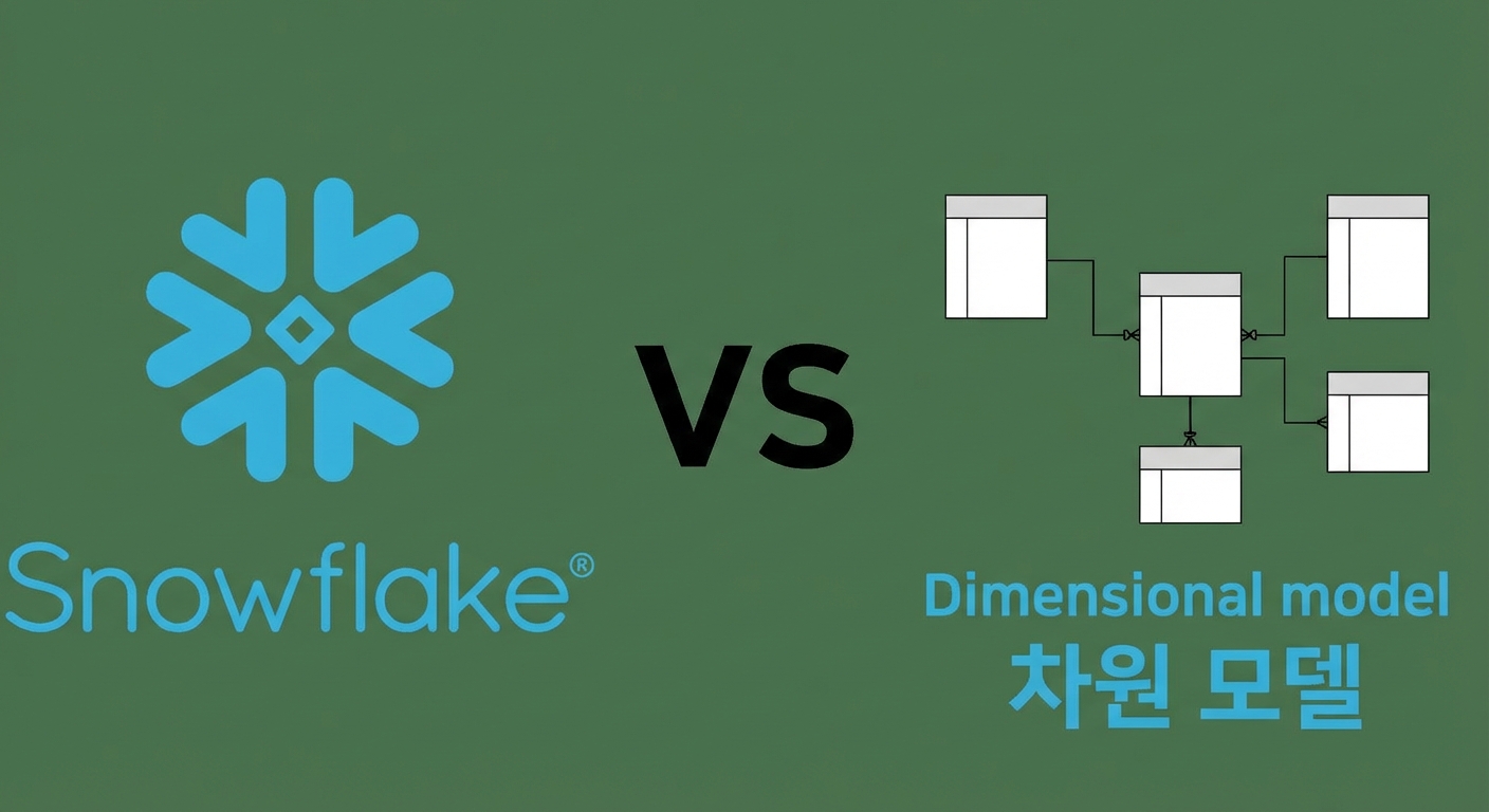 Snowflake, 데이터 웨어하우스 vs 차원 모델