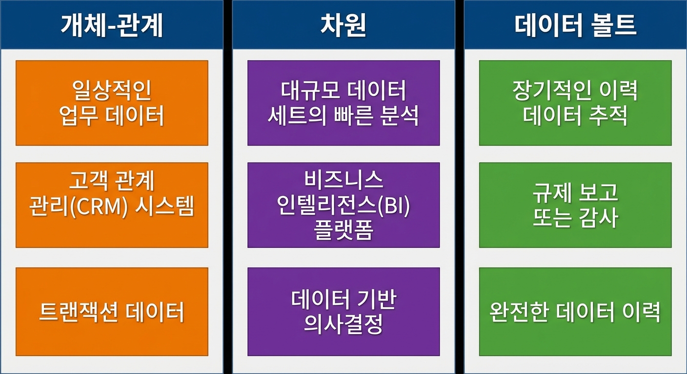 데이터 모델 기법 비교