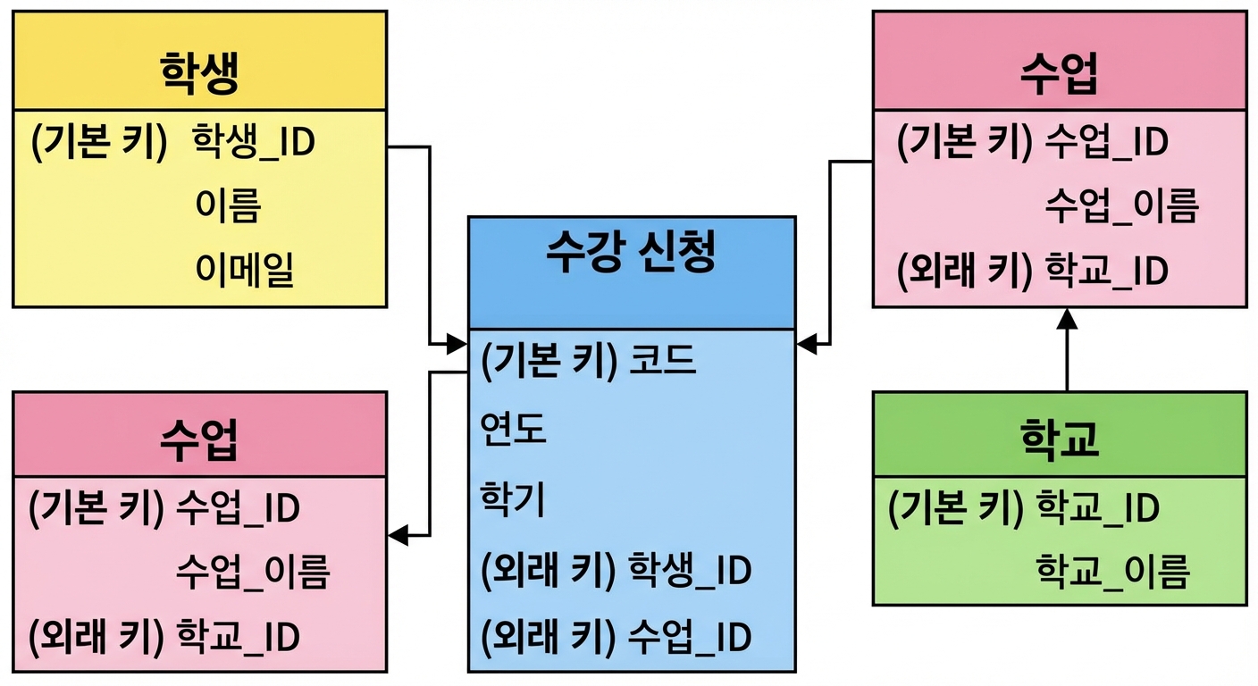 최종 대학 ER 모델
