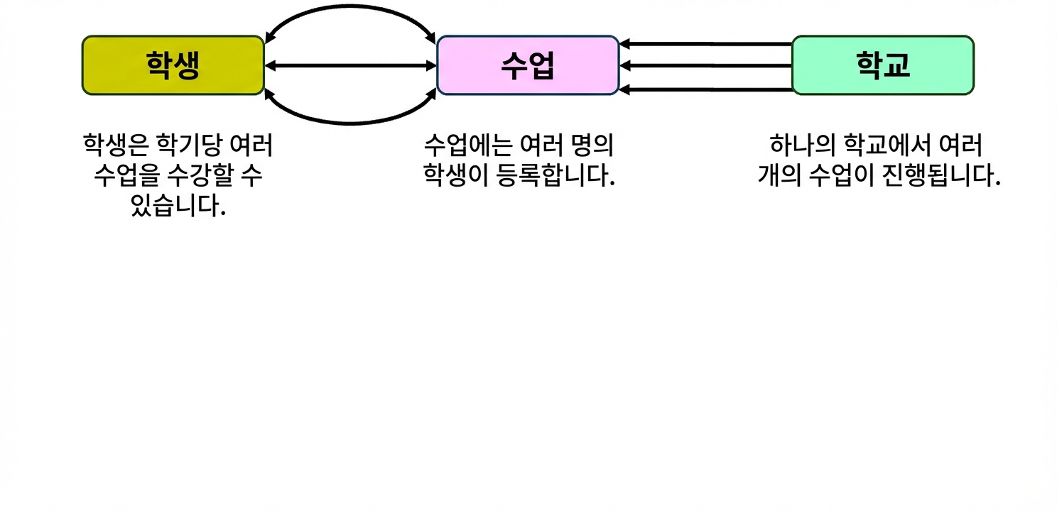 대학 테마 엔터티 상호작용