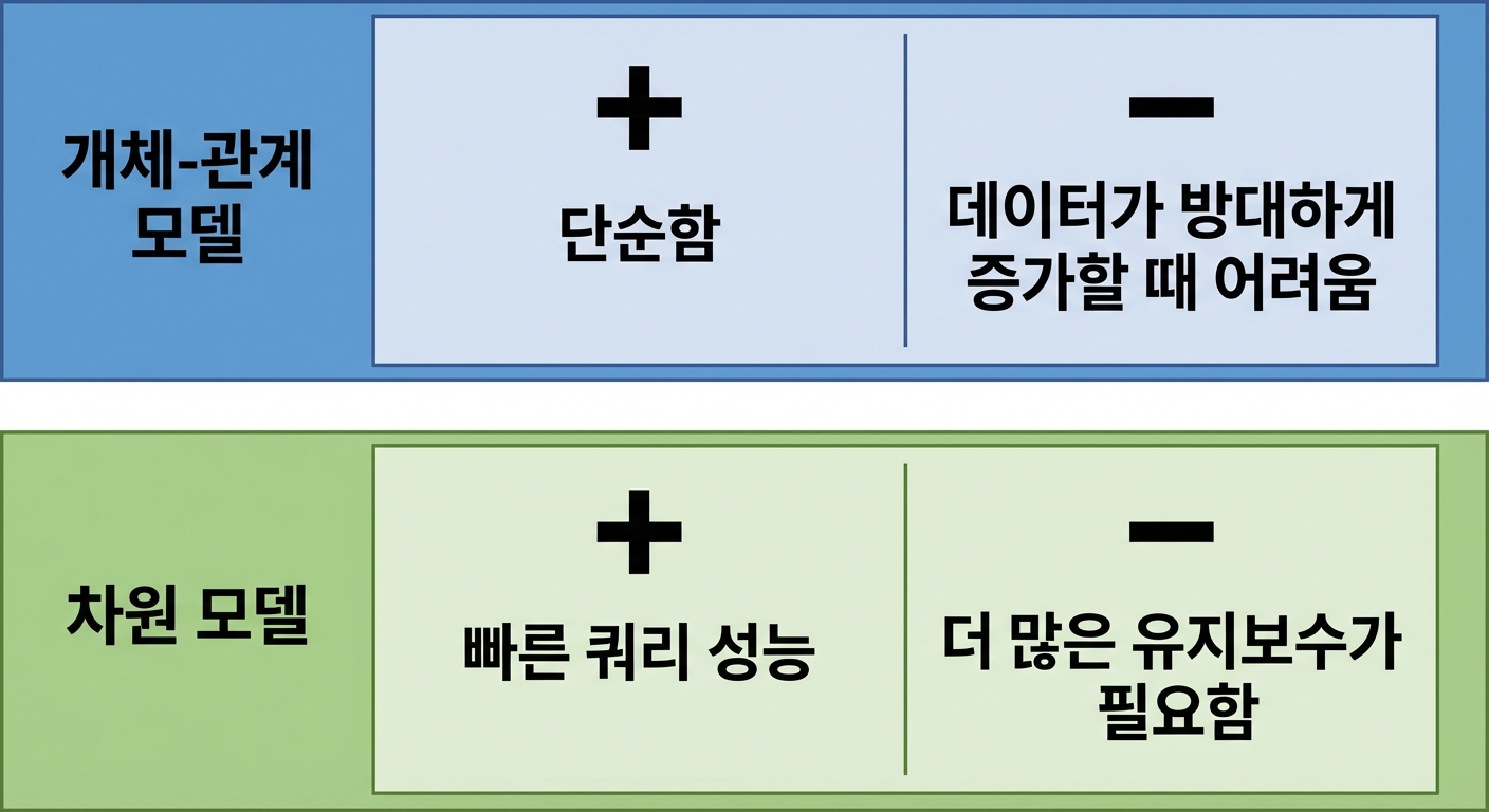 차원 모델의 장단점