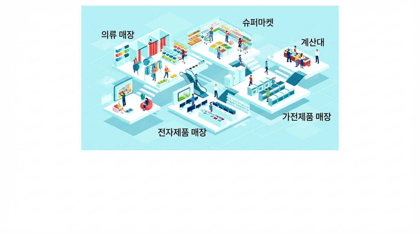 쇼핑몰, 매장 개요