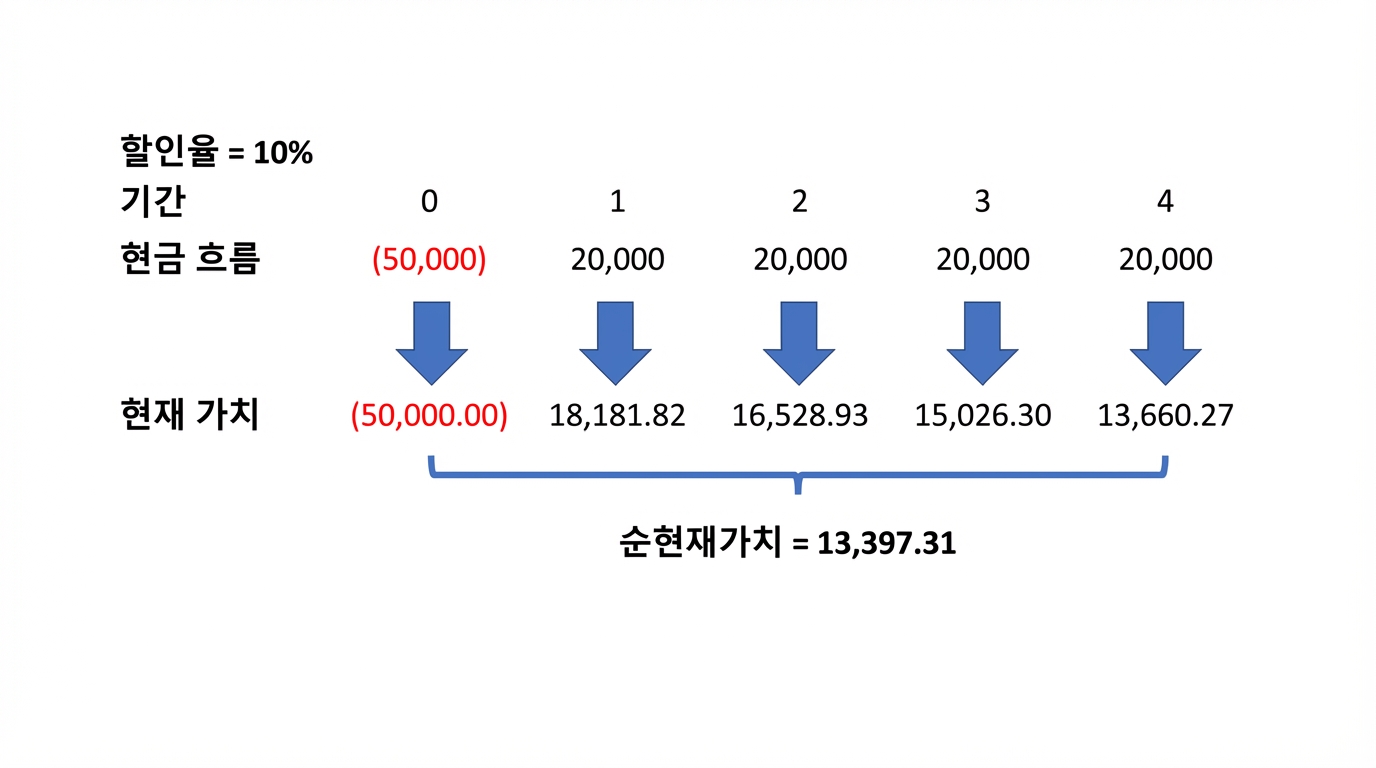 NPV 공식 예시