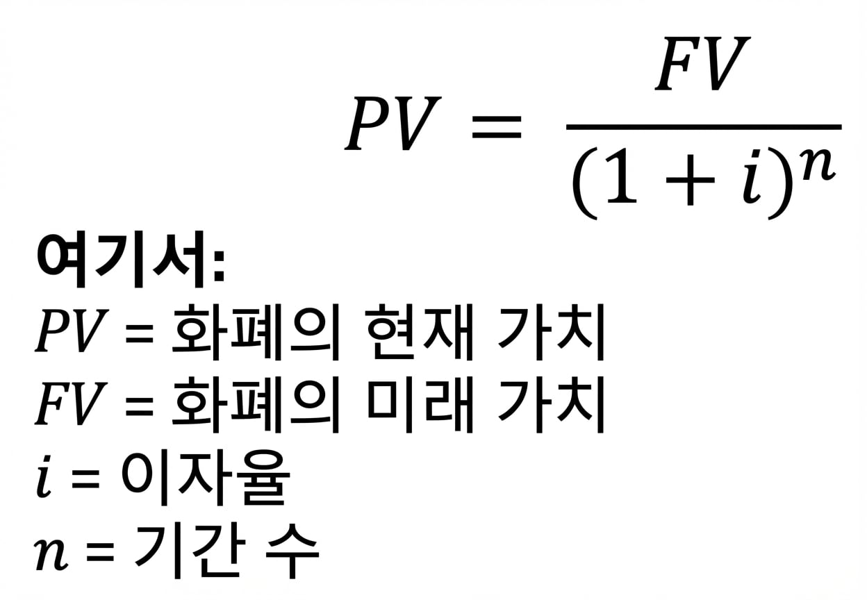현재가치 공식