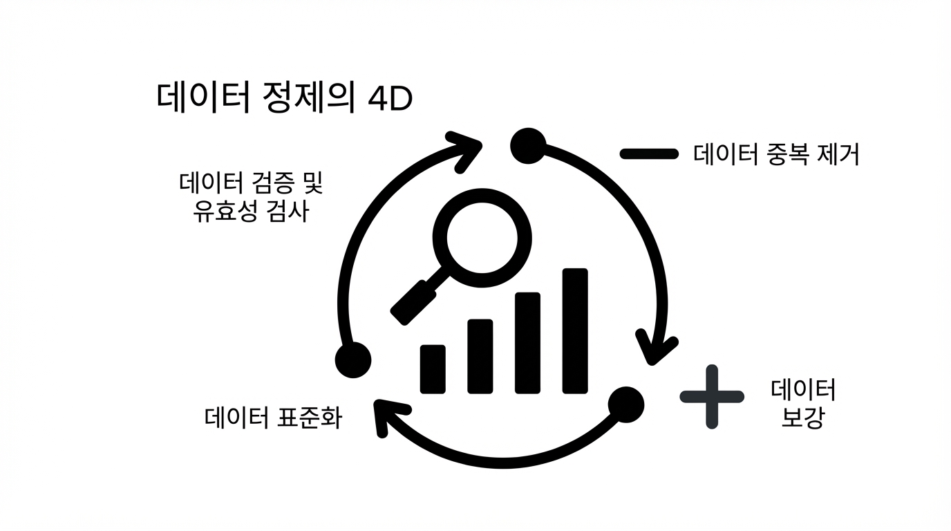 정제 프로세스를 보여주는 바퀴