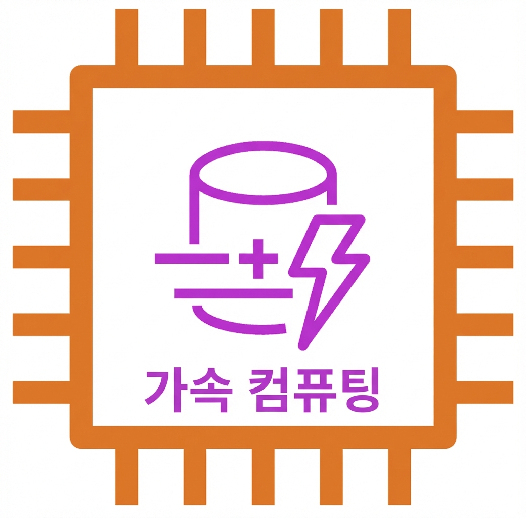 가속 컴퓨팅 인스턴스를 나타내는 EC2 아이콘.