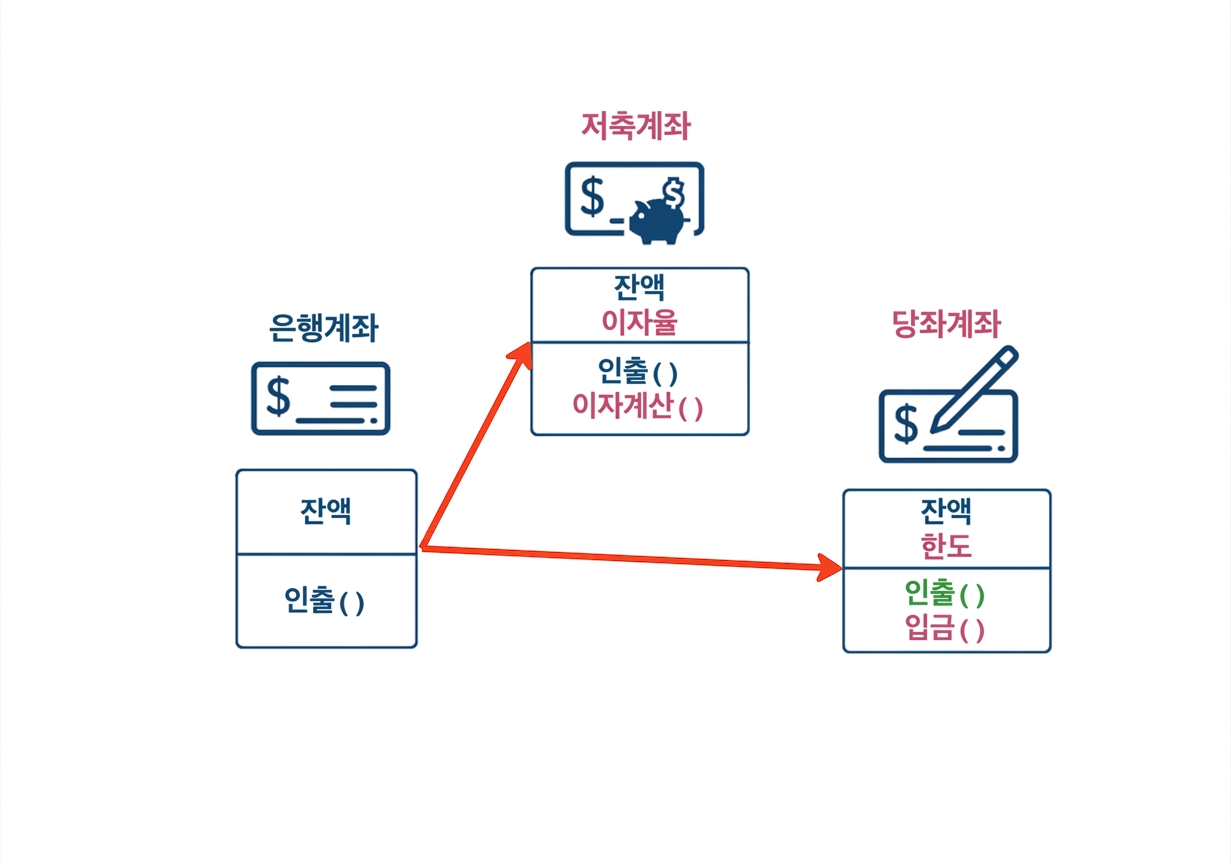 은행 계좌 클래스 계층