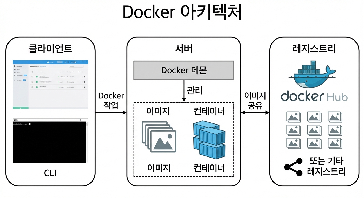 Docker 아키텍처 개요