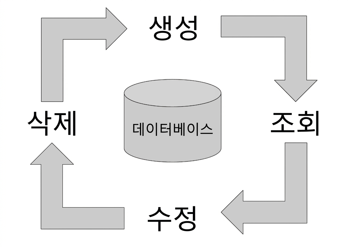 데이터베이스를 중심으로 한 Create, Read, Update, Delete