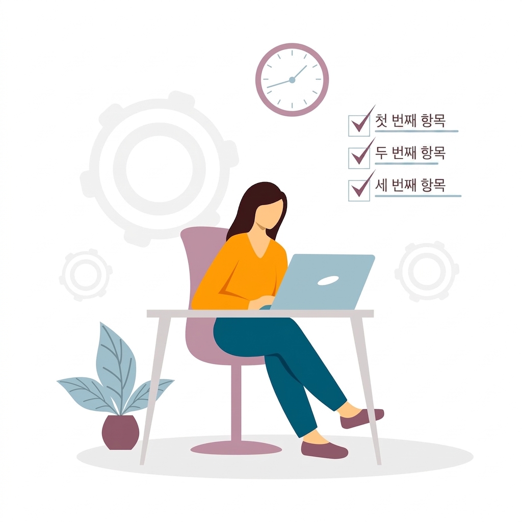 노트북으로 문서를 읽는 사람