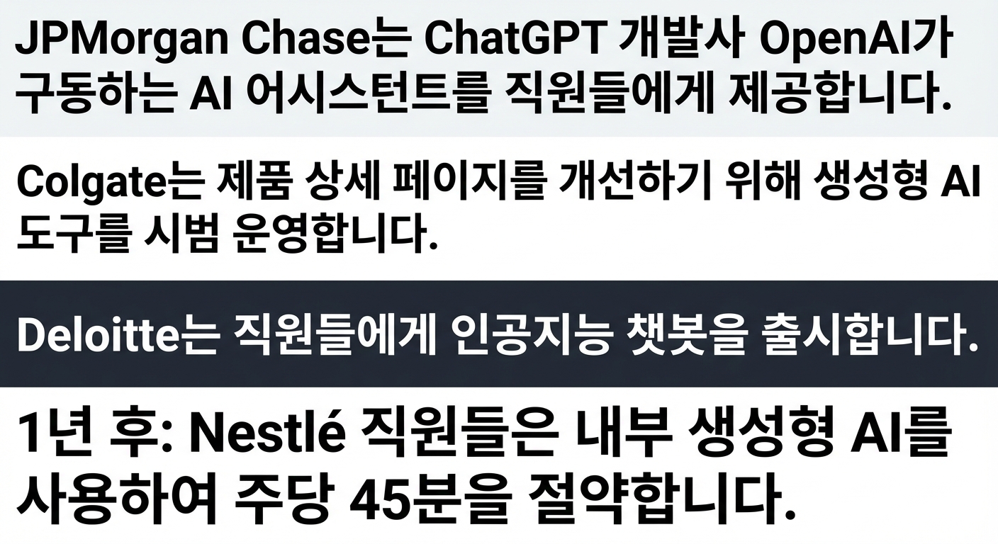 GPT 모델을 개발·도입하는 기업 관련 뉴스 헤드라인