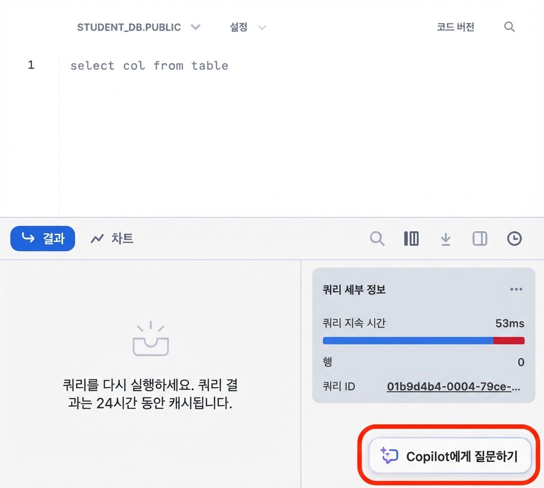 Ask CoPilot 버튼 이미지